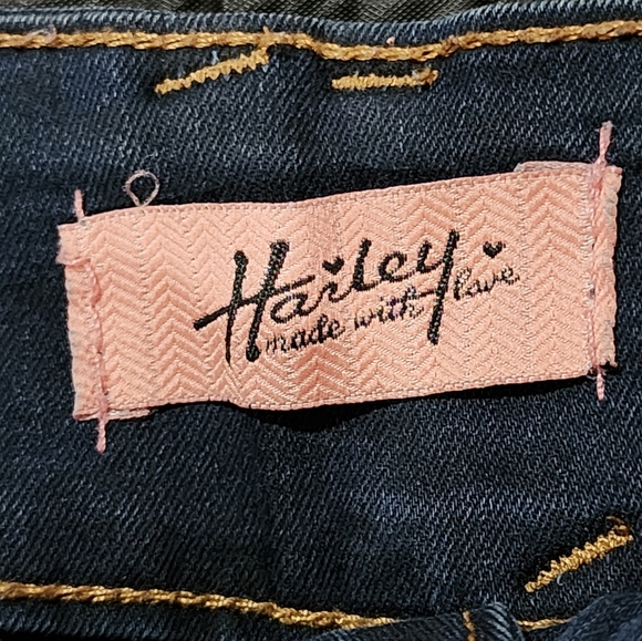 Hailey Made with Love Upcycled Denim Tote Bag - Eco-Friendly Handmade Purse - Picture 7 of 9